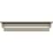 Ekena Millwork 72" Bottom Width x 74 1/2" Top Width x 3 7/8"H x 1/4"P Stockport Crosshead CRH04X72ST - alternate 3